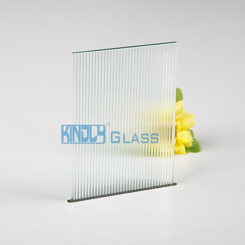 Clear Flutelite-B W-3mm Patterned Glass